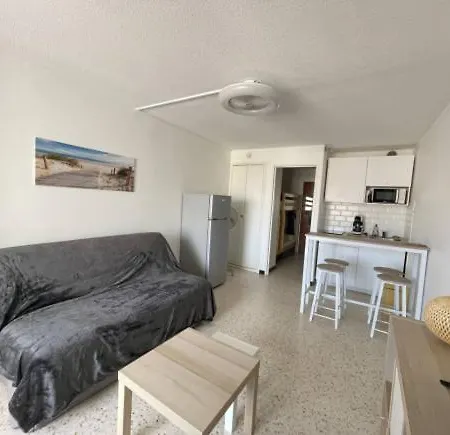 Cap D' - Studio-cabine - 100 M Du Mole - Classe 1 Etoile Apartment